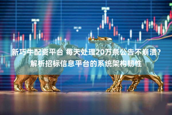 新巧牛配资平台 每天处理20万条公告不崩溃？解析招标信息平台的系统架构韧性